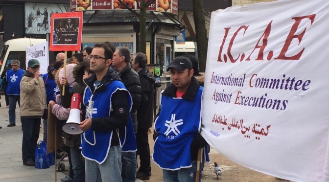 گزارش تصویری از آکسیون بر علیه حکم اعدام ریحانه جباری در گوتنبرگ سوئد