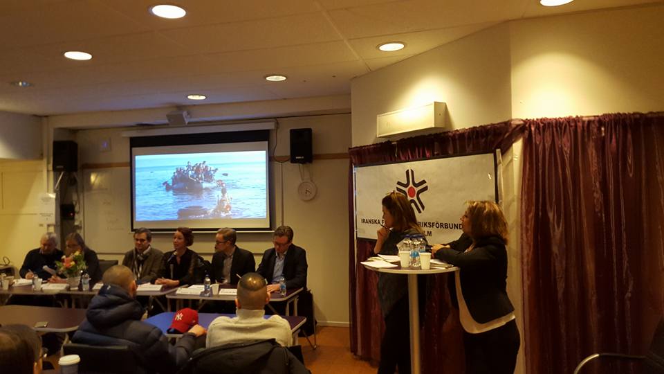 گزارش تصویری از جلسه گفت و شنود فدراسیون پناهندگان ایرانی با احزاب پارلمانی و چند سازمان دیگر سوئد