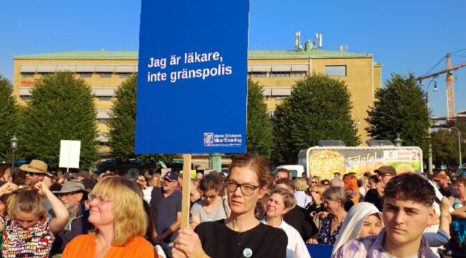 ایستادگی جانانه مردم سوئد در مقابل صدای پای فاشیسم!